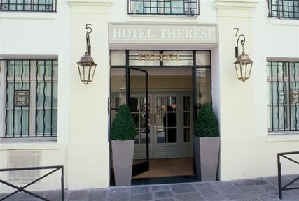 IMAGE: Front entrance of Hôtel Therese, Paris