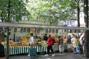 Marché bio Batignolles