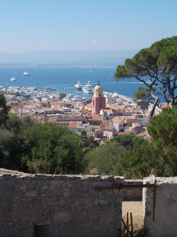 IMAGE: Overlooking the harbour of Saint-Tropez
