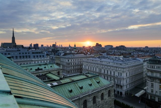 IMAGE: View over the rooftops of Vienna 
