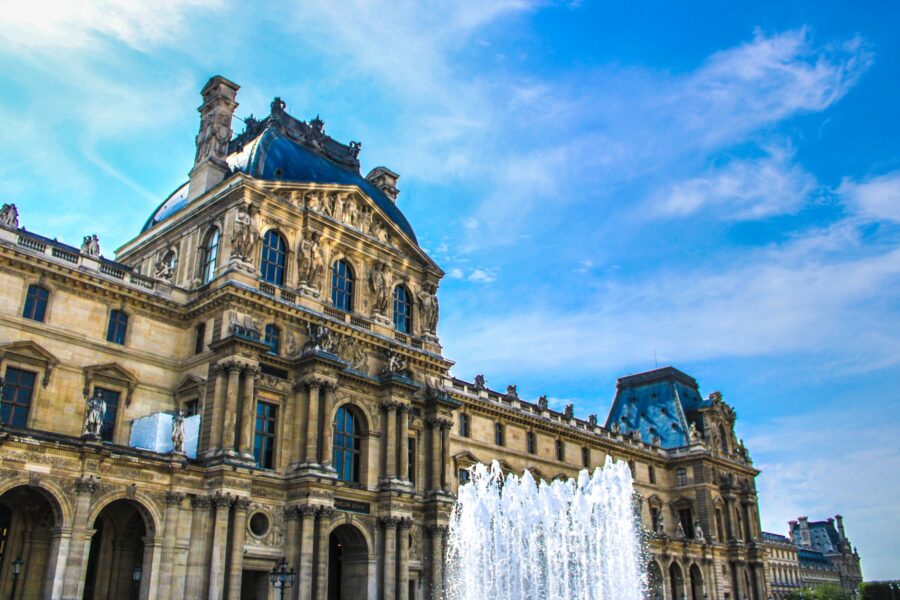 The Louvre with fountain - Paris property market update – October 2023